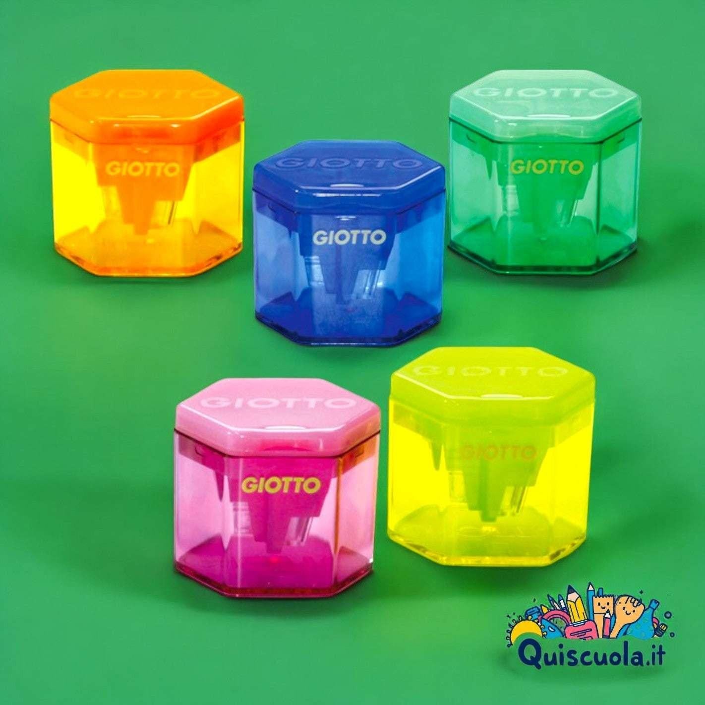 Temperamatite Giotto 3 Fori Universale - Compatibile con Ogni Pastello.