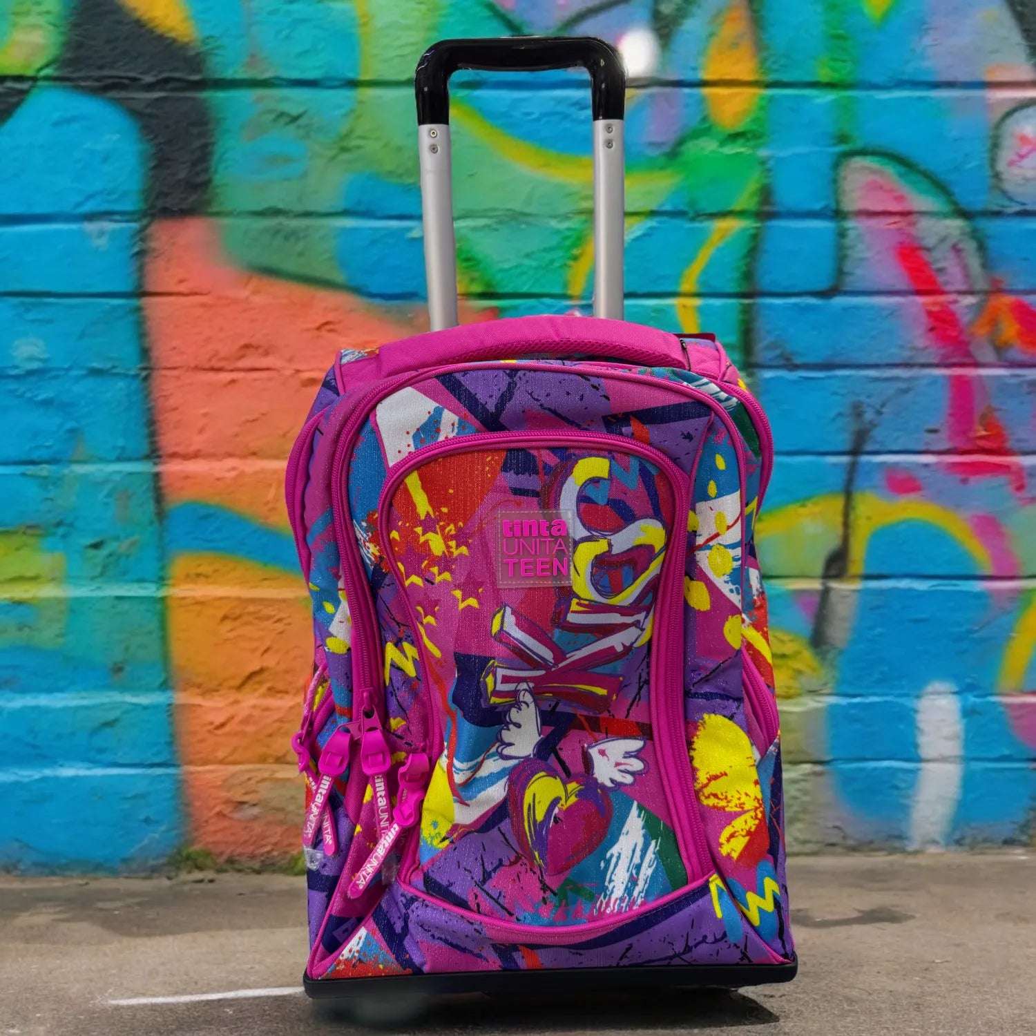 Trolley Scuola T.U. Teen Girl 2024/2025 – TintaUnita, Stile e Comfort - Quiscuola