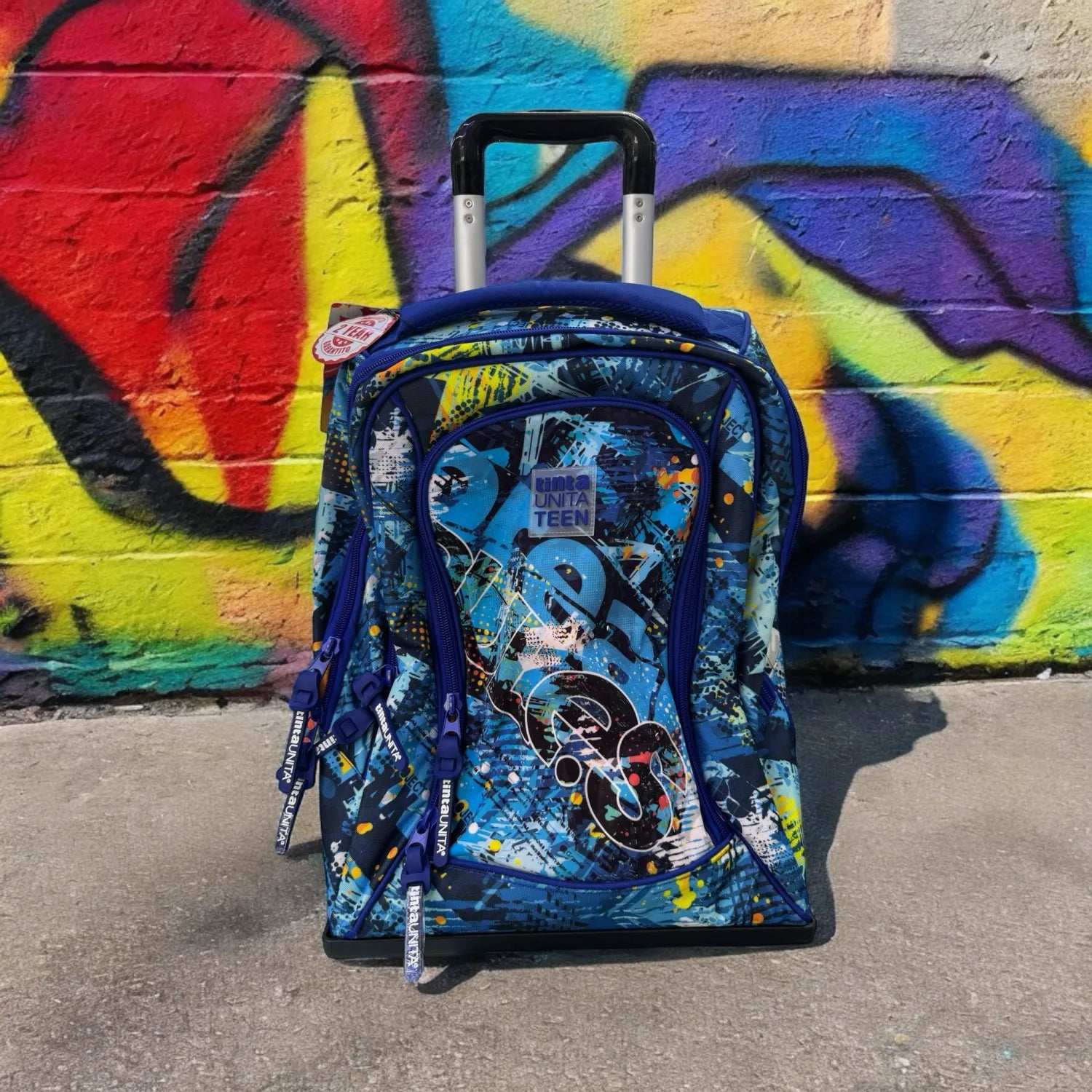 Trolley Scuola T.U. Teen Boy 2024/2025 – TintaUnita, Stile e Funzionalità - Quiscuola