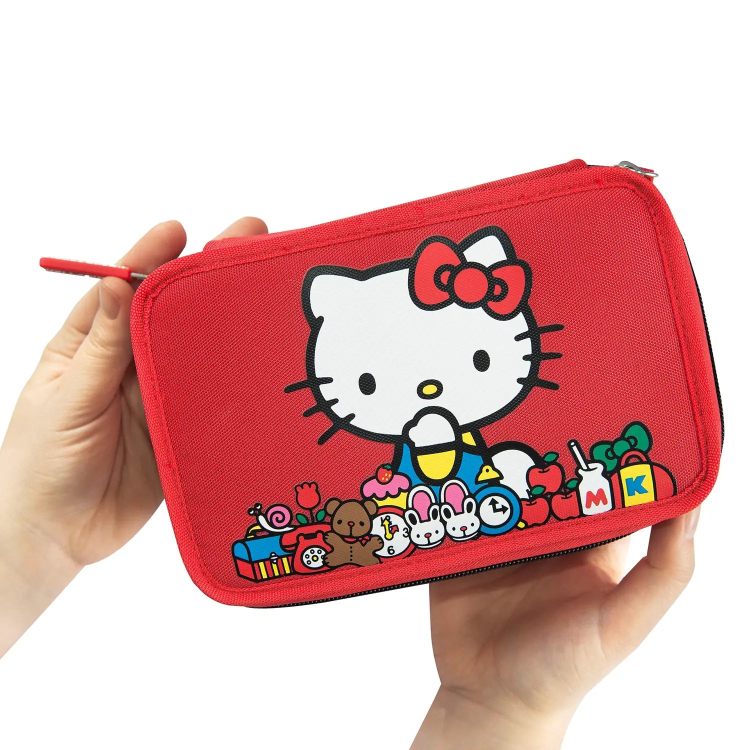 Astuccio scuola Hello Kitty 3 zip completo Panini.