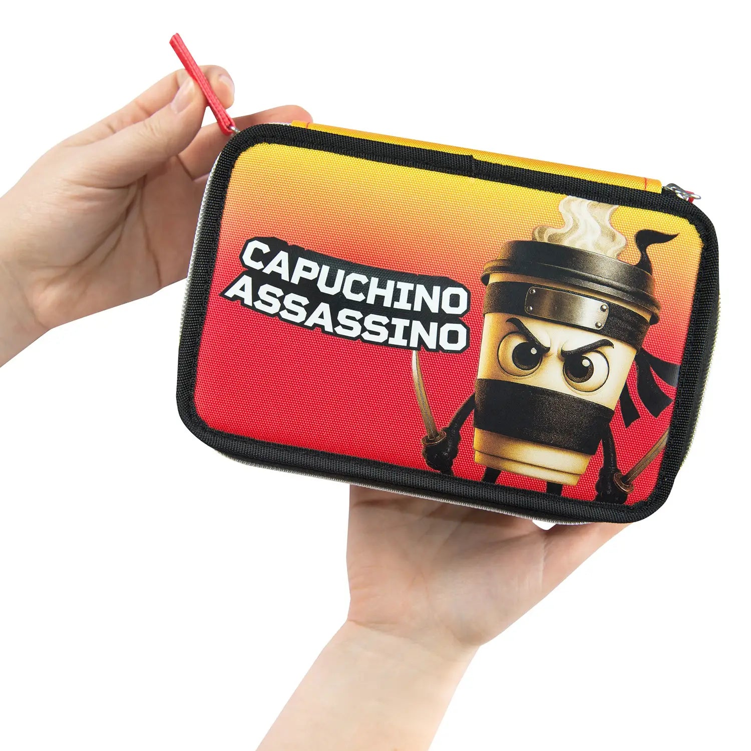 Astuccio scuola Brainrot Capuchino Assassino 3 zip completo.