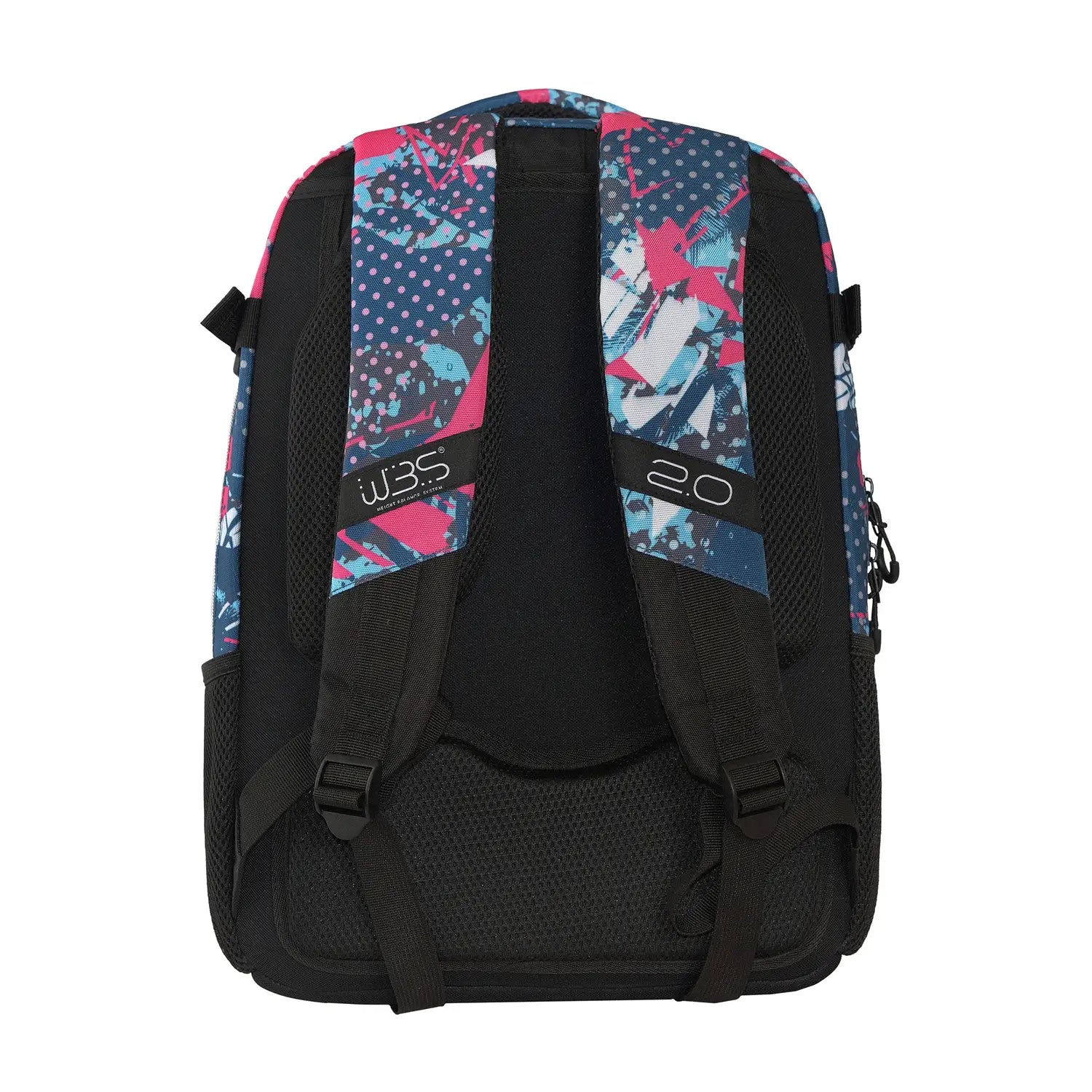 Zaino scuola Comix WBS 2.0 Mix Pink ergonomico organizzato.