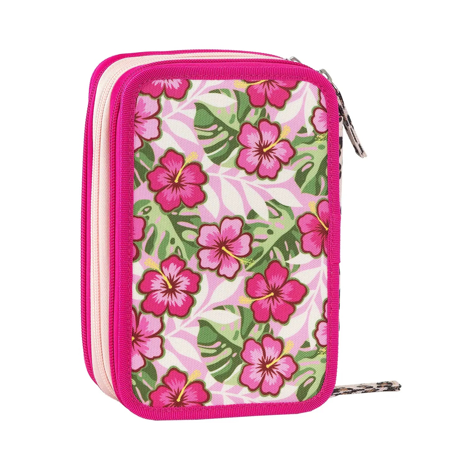 Astuccio scuola WWF 3 zip completo leopardo Panini.