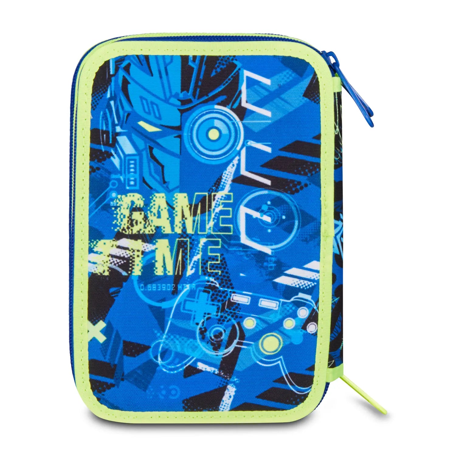 Astuccio scuola Mitama 3 scomparti completo 47 pezzi cibershark