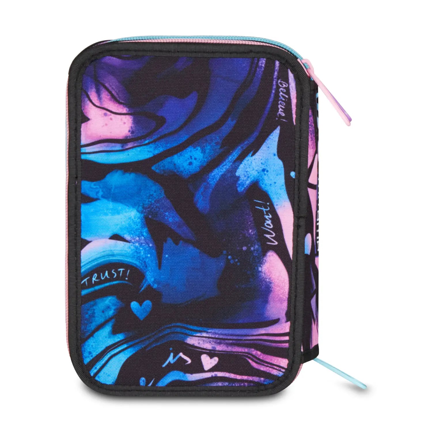 Astuccio scuola Mitama 3 scomparti completo 47 pezzi shinycrew