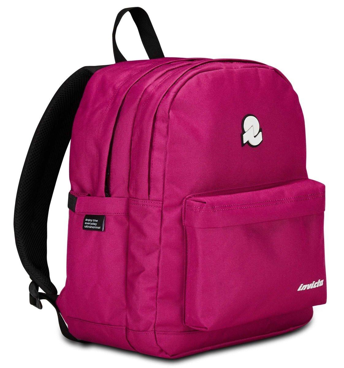Zaino Invicta Lab Plain: Design Minimalista e Funzionalità Massima Rosa - Quiscuola
