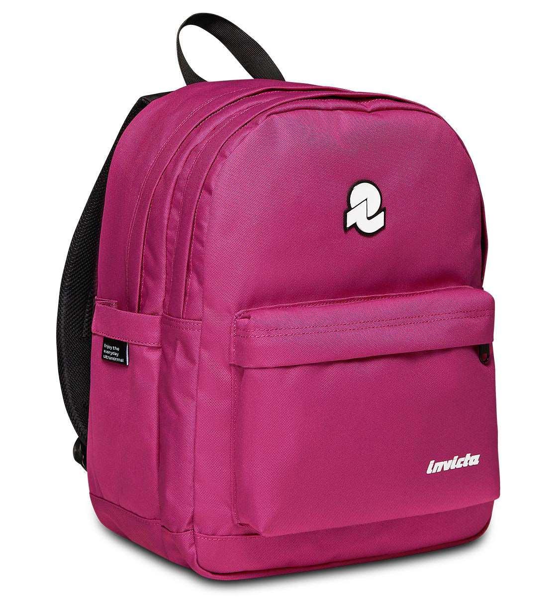 Zaino Invicta Lab Plain: Design Minimalista e Funzionalità Massima Fuxia - Quiscuola
