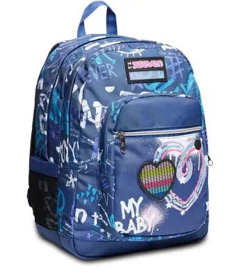 Zaino Seven® Freethink con Cuore LED – Rock On Girl 2023 - Quiscuola