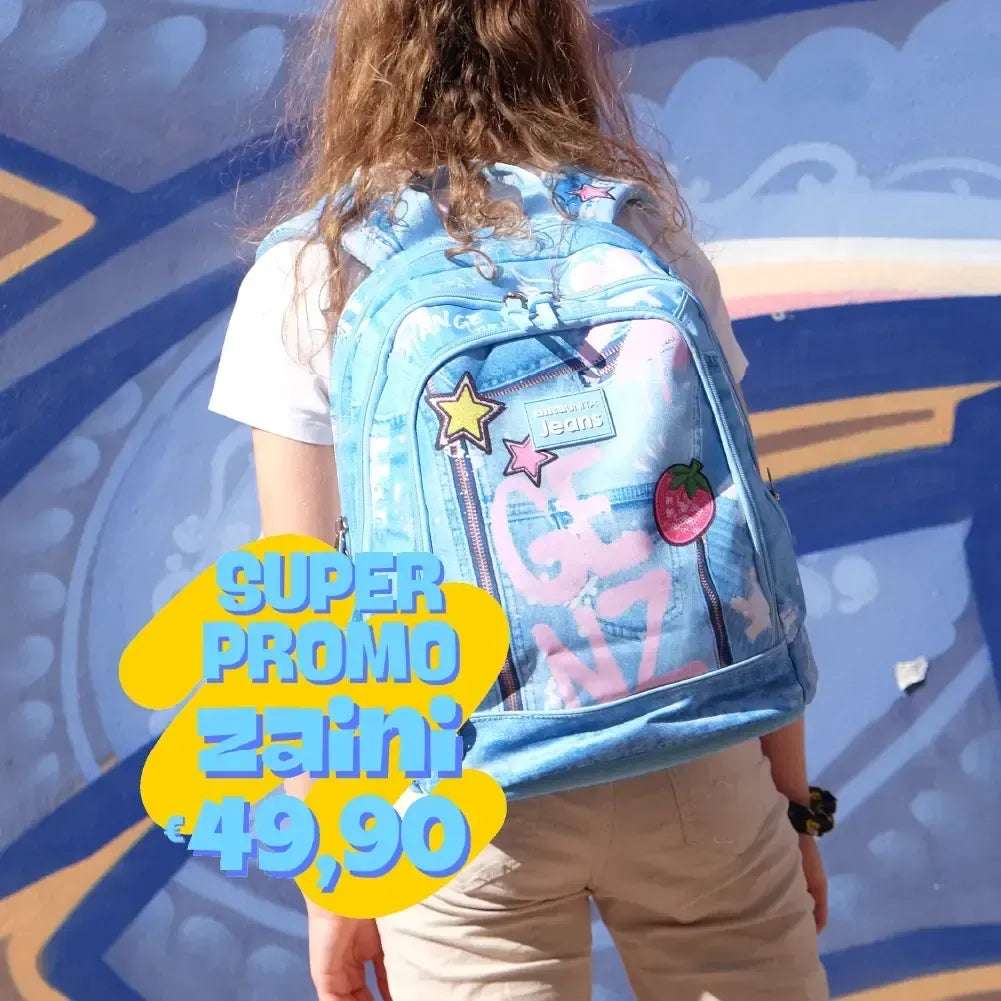 Zaino Dream Tinta Unita Genz – Collezione Scuola 2024/2025 - Quiscuola