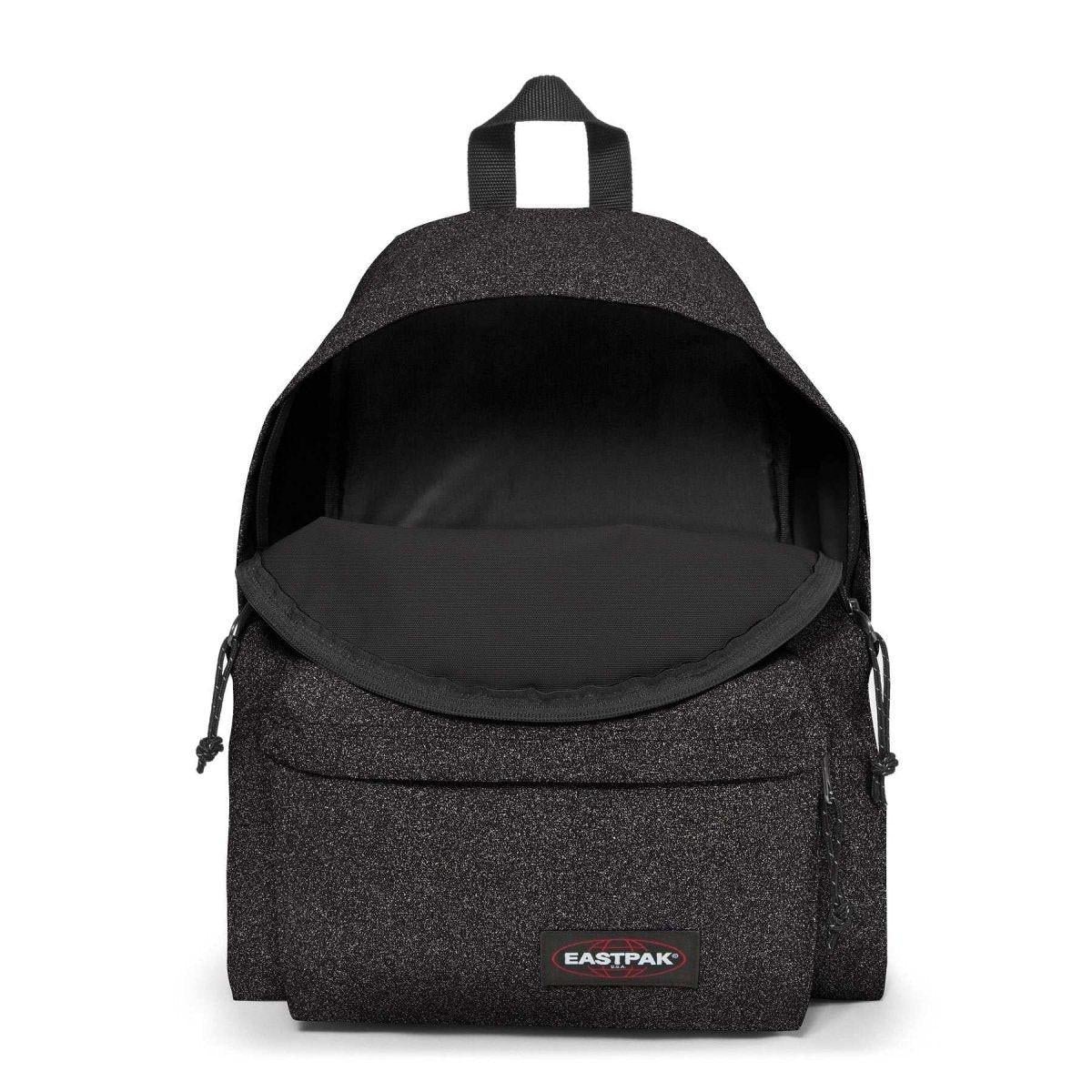 Zaino Eastpak Padded Pak’r Sparkly Glitter Nero – Brillante.