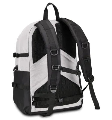 Zaino Invicta Act Plus Fibra Ottica – 30L, Poliestere Riciclato e Logo Luminoso - Quiscuola