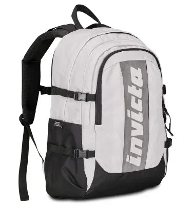 Zaino Invicta Act Plus Fibra Ottica – 30L, Poliestere Riciclato e Logo Luminoso - Quiscuola