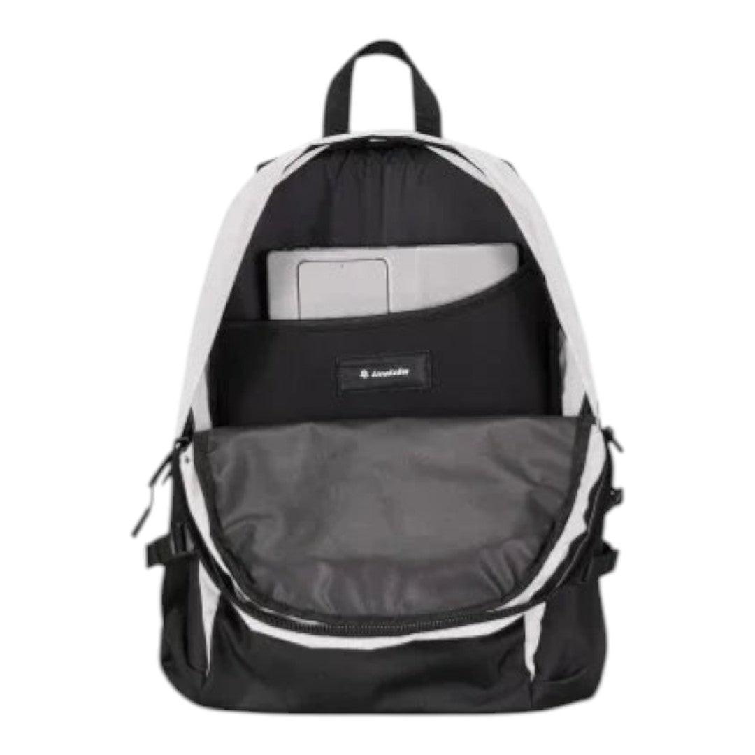 Zaino Invicta Act Plus Fibra Ottica 30L, Poliestere Riciclato e Logo Luminoso.