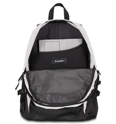 Zaino Invicta Act Plus Fibra Ottica – 30L, Poliestere Riciclato e Logo Luminoso - Quiscuola