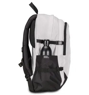 Zaino Invicta Act Plus Fibra Ottica – 30L, Poliestere Riciclato e Logo Luminoso - Quiscuola