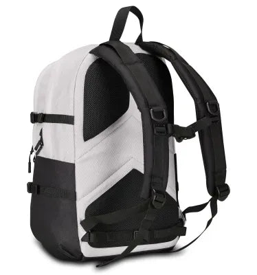 Zaino Invicta Act Plus LED – 30L, Poliestere Riciclato e LED Frontale Rimovibile Bianco - Quiscuola