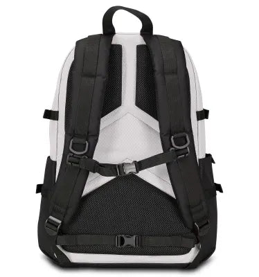 Zaino Invicta Act Plus LED – 30L, Poliestere Riciclato e LED Frontale Rimovibile Bianco - Quiscuola