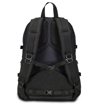 Zaino Invicta Act Plus LED – 30L, Poliestere Riciclato e LED Frontale Rimovibile Nero - Quiscuola