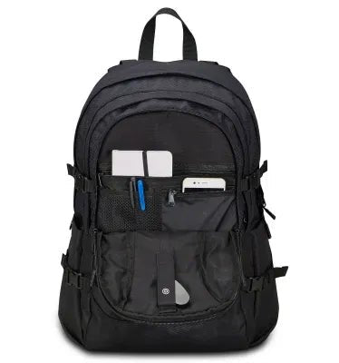 Zaino Invicta Act Plus LED – 30L, Poliestere Riciclato e LED Frontale Rimovibile Nero - Quiscuola