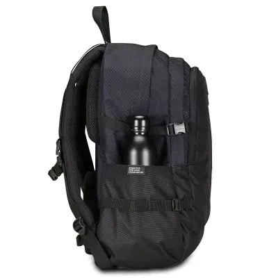 Zaino Invicta Act Plus LED – 30L, Poliestere Riciclato e LED Frontale Rimovibile Nero - Quiscuola