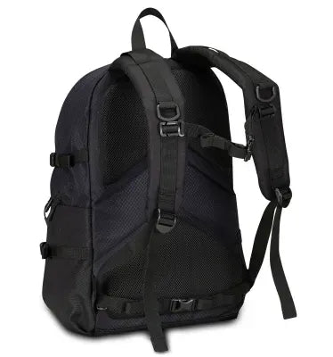 Zaino Invicta Act Plus LED – 30L, Poliestere Riciclato e LED Frontale Rimovibile Nero - Quiscuola