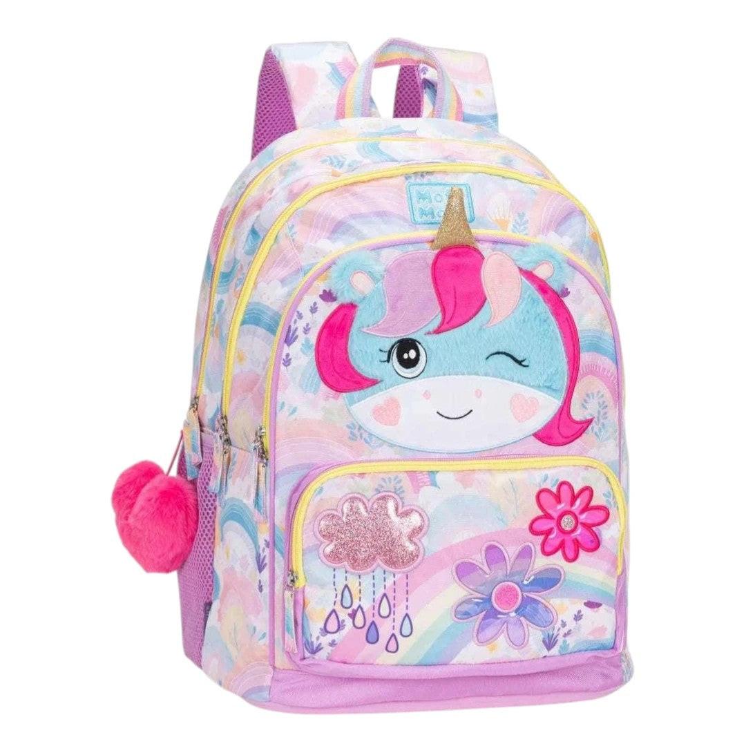 Zaino Organizzato Mofu Mofu Lilla Franco Cosimo Panini 28 litri.