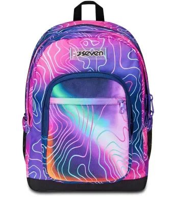 Zaino Seven® Freethink Mapset Girl – Spazioso e Confortevole - Quiscuola