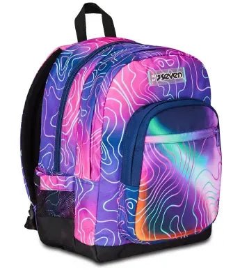 Zaino Seven® Freethink Mapset Girl – Spazioso e Confortevole - Quiscuola