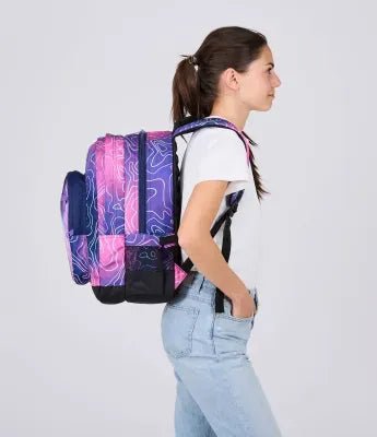 Zaino Seven® Freethink Mapset Girl – Spazioso e Confortevole - Quiscuola