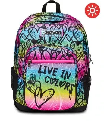 Zaino Seven® Freethink con Ring Light Incluso – Spazioso, Ergonomico e Tecnologico - Quiscuola