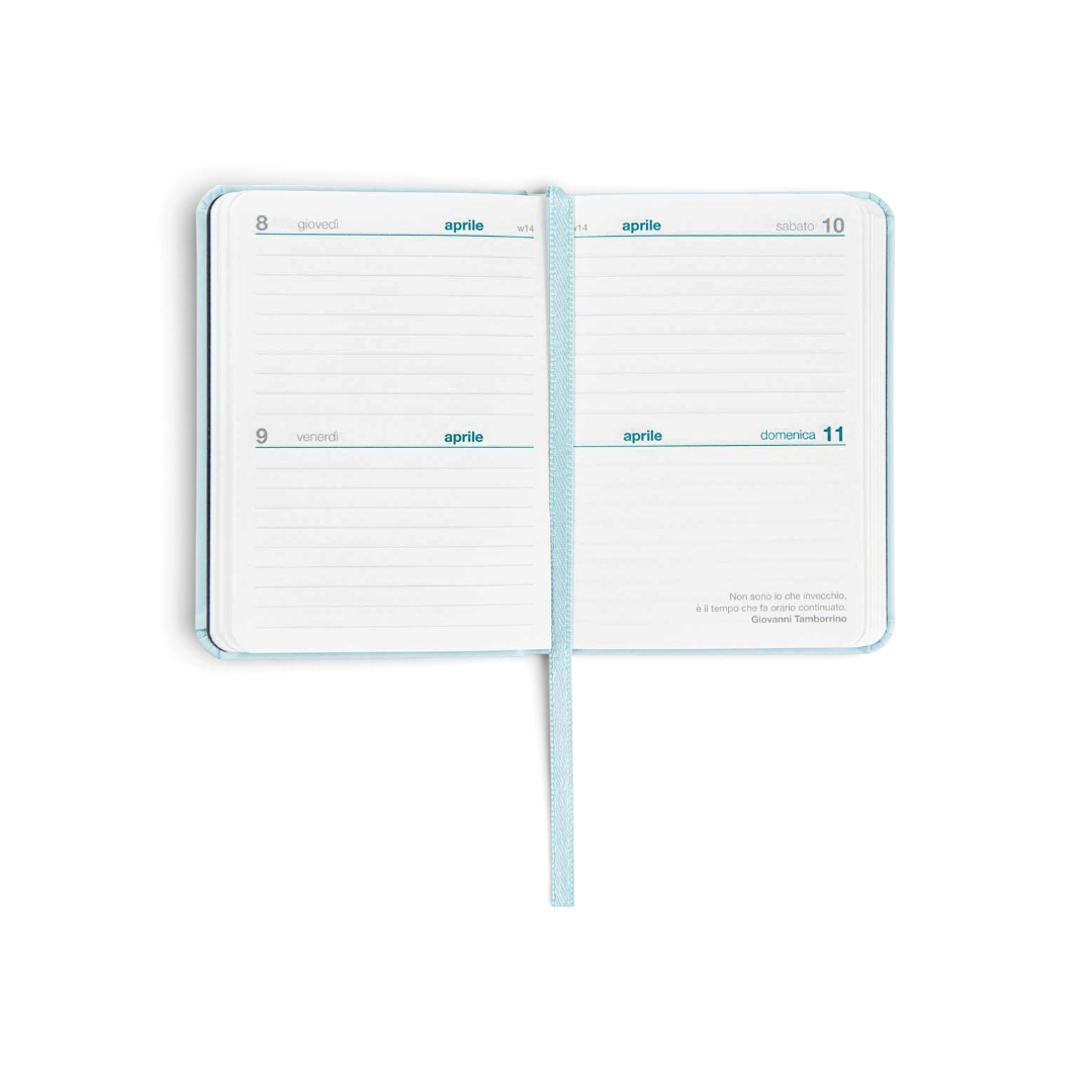 Agenda 2027 Comix Biday Small Azure 7,3x10,3 cm due giornate per pagina - foto 2