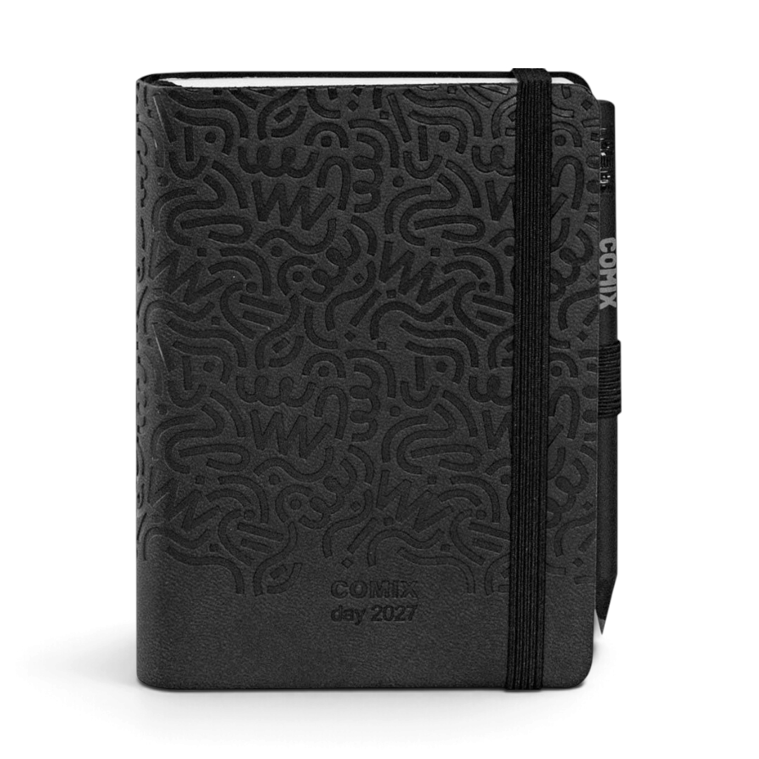 Agenda 2027 Comix Special Day Mignon Black Sketch formato 9,5x12,5 cm - foto 1