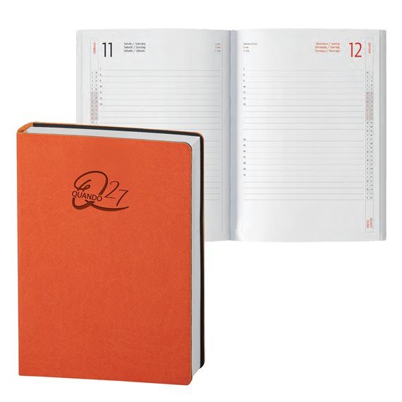 Agenda 27 Quando Femmena 15x21 Giornaliera 416 pag. fuxia - Arancio - foto 5