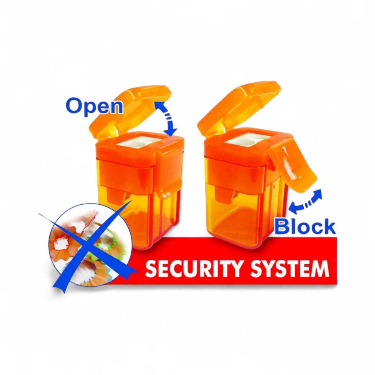 Arda Temperino Contenitore 2 Fori Chiusura Smart - Quiscuola.it – Zaini, Astucci e Diari Scuola