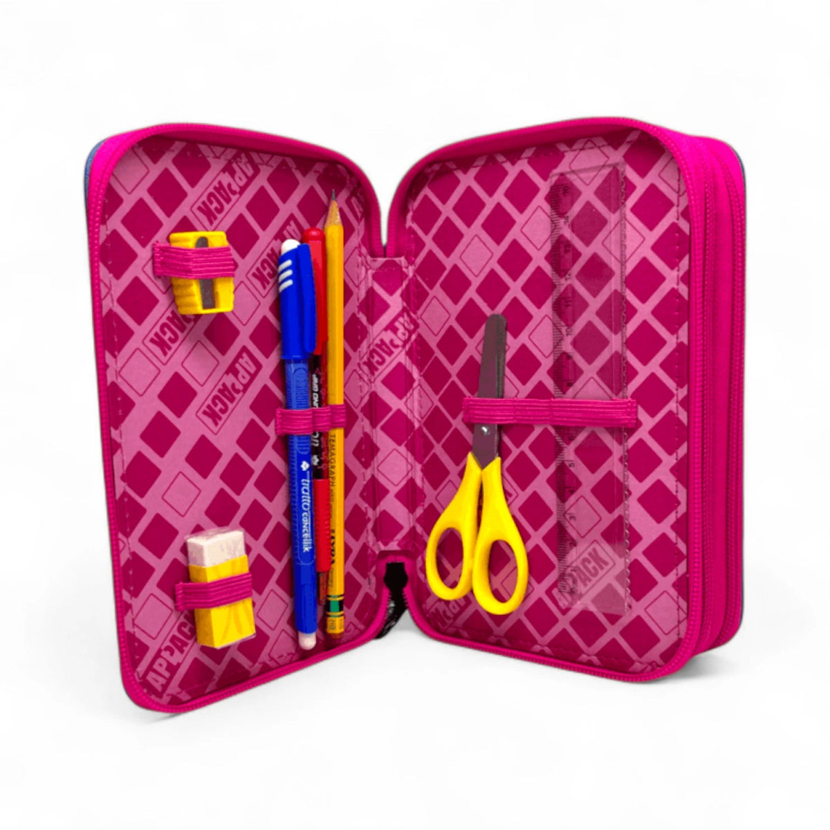 Astuccio 3 Zip APPack Webkins Rosa Completo Accessori - Quiscuola.it – Zaini, Astucci e Diari Scuola