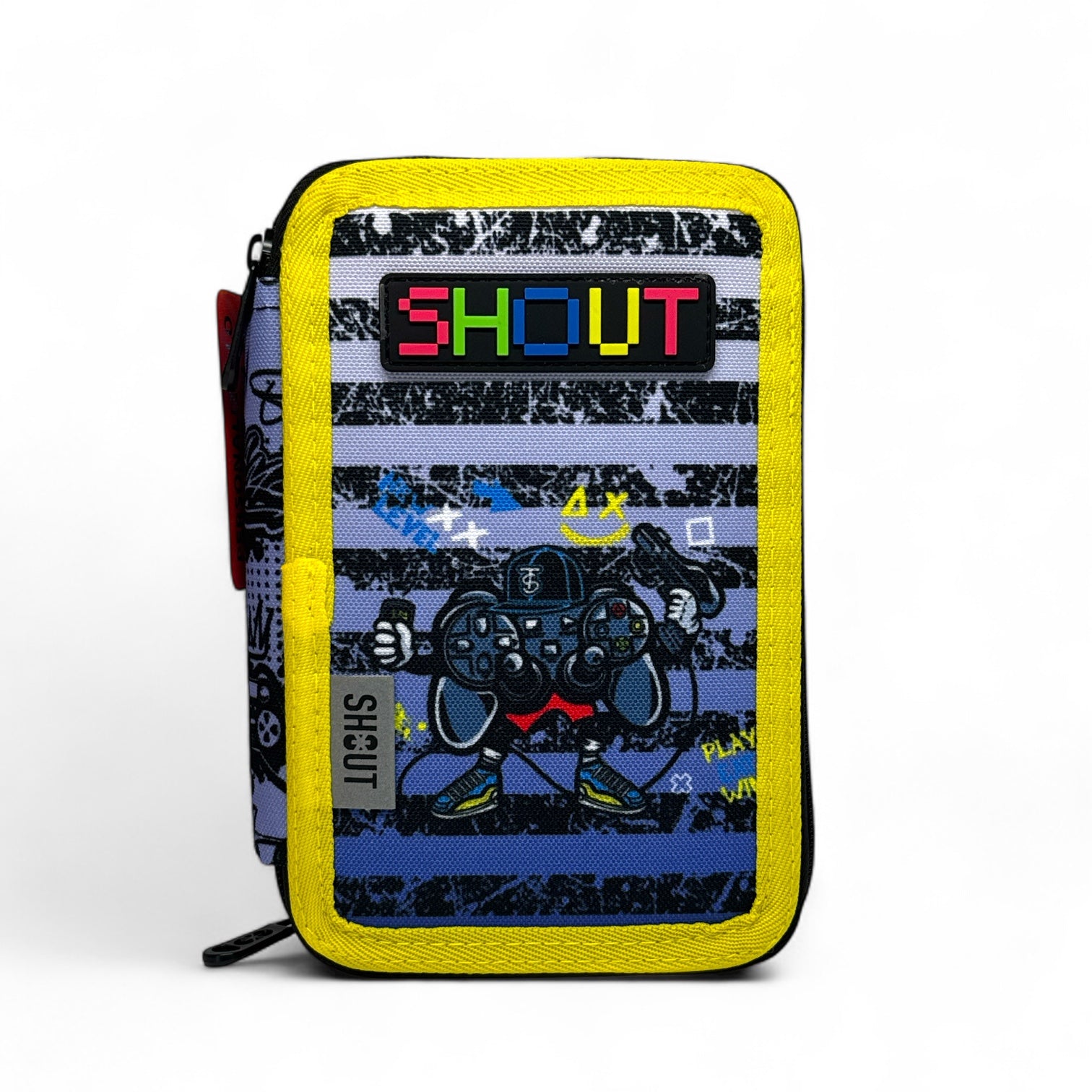 Astuccio 3 Zip Shout “Gamer” 2025/2026 – Maricart - Quiscuola.it – Zaini, Astucci e Diari Scuola