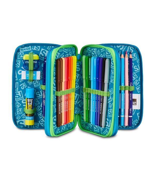 Astuccio 3 Zip SJ Gang AIR TIGER con 45 Pezzi Inclusi.