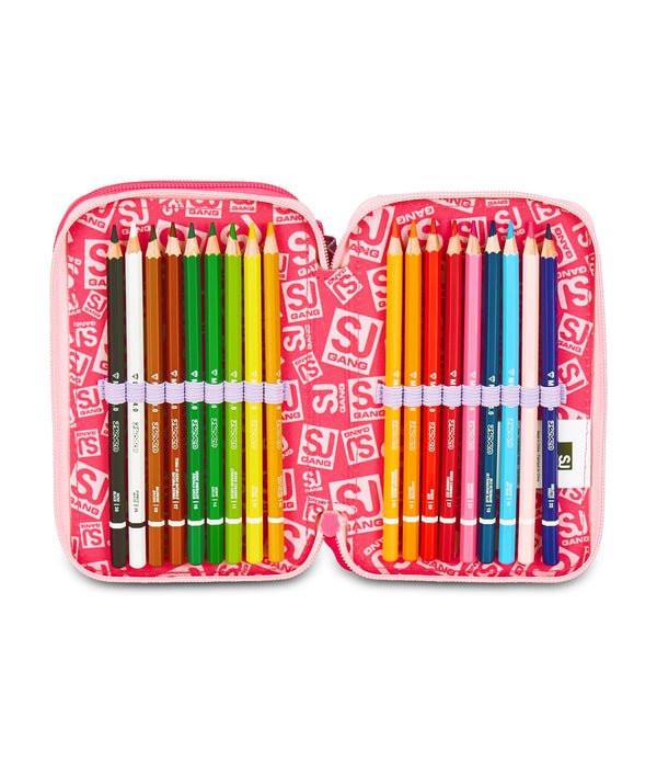 Astuccio 3 Zip CAT LED SJ Gang con 45 Pezzi Inclusi.