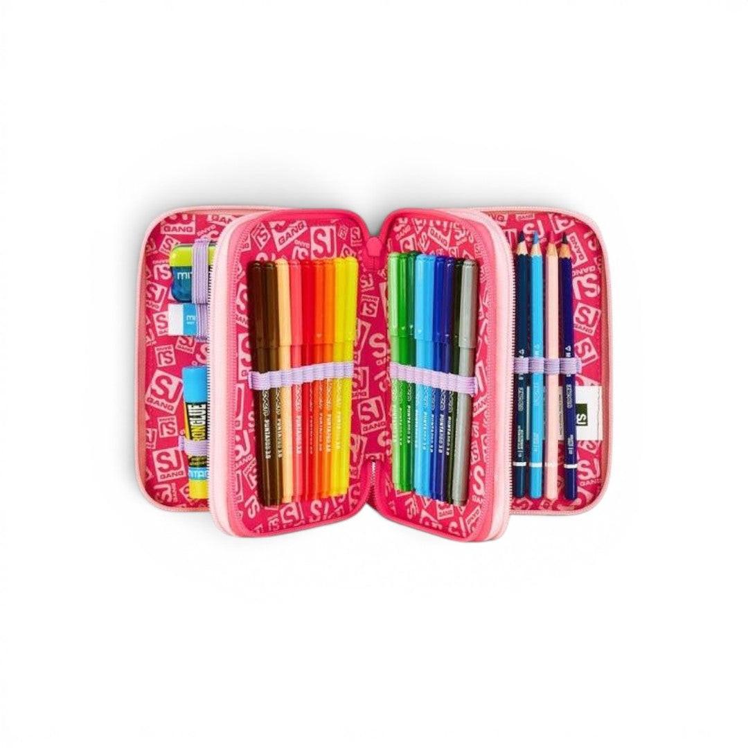 Astuccio 3 Zip CAT LED SJ Gang con 45 Pezzi Inclusi.