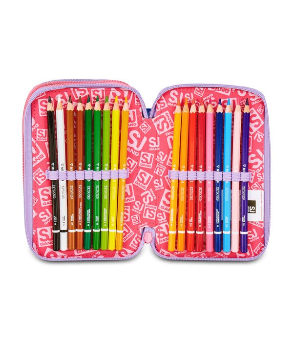 Astuccio 3 Zip SJ Gang CAT&AIR con 45 Pezzi e Orecchie Peluche - Quiscuola.it – Zaini, Astucci e Diari Scuola