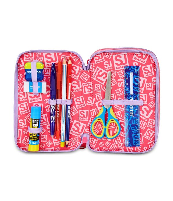 Astuccio 3 Zip SJ Gang CAT&AIR con 45 Pezzi e Orecchie Peluche - Quiscuola.it – Zaini, Astucci e Diari Scuola