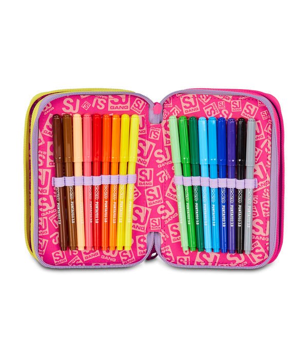 Astuccio 3 Zip SJ Gang FABLE JOURNEY con 45 Pezzi - Quiscuola.it – Zaini, Astucci e Diari Scuola