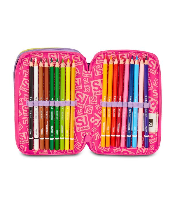 Astuccio 3 Zip SJ Gang FABLE JOURNEY con 45 Pezzi - Quiscuola.it – Zaini, Astucci e Diari Scuola