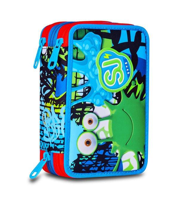 Astuccio 3 Zip SJ Gang Fantasys Boy – Completo Scuola 45 Pezzi.