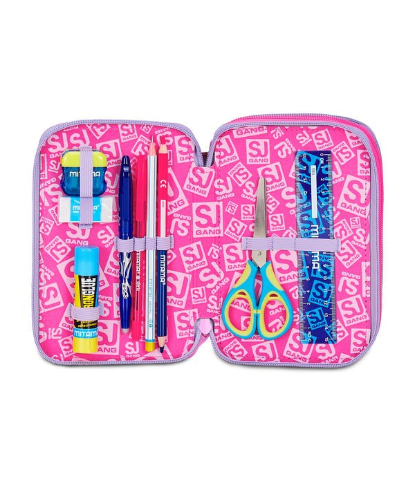 Astuccio 3 Zip SJ Gang Fantasys Girl – Completo 45 Pezzi - Quiscuola.it – Zaini, Astucci e Diari Scuola
