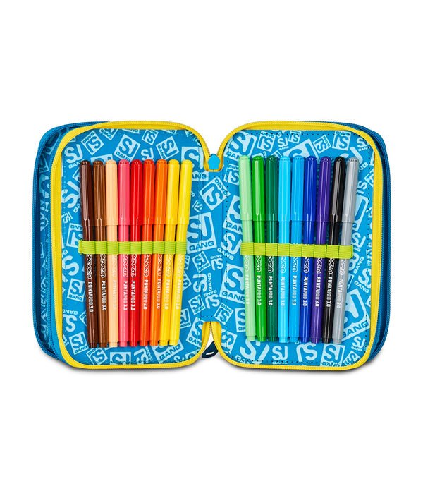 Astuccio 3 Zip SJ Gang Flyrocket Boy – Completo 45 Pezzi Scuola - Quiscuola.it – Zaini, Astucci e Diari Scuola