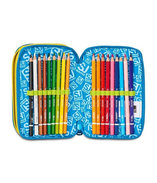Astuccio 3 Zip SJ Gang Flyrocket Boy con 45 pezzi.