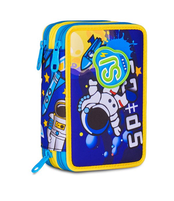 Astuccio 3 Zip SJ Gang Flyrocket Boy – Completo 45 Pezzi Scuola - Quiscuola.it – Zaini, Astucci e Diari Scuola