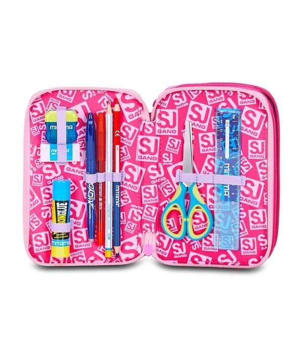 Astuccio 3 Zip SJ Gang FlyUnicorn Girl Completo 45 Pezzi.