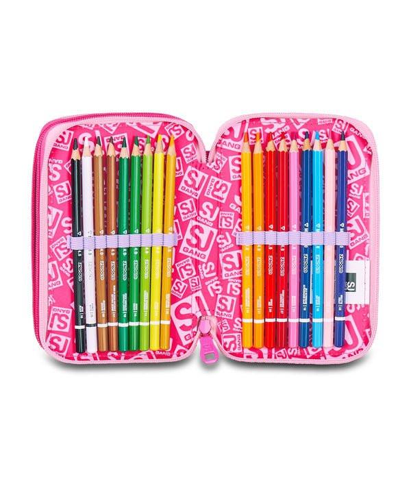 Astuccio 3 Zip SJ Gang FlyUnicorn Girl Completo 45 Pezzi.